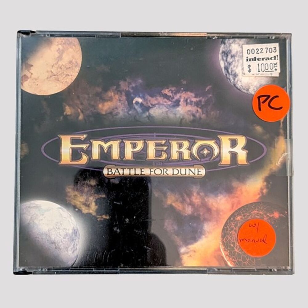 Emperor Battle for Dune PC CD Rom Computer Video Game 2001 Vintage Collectible